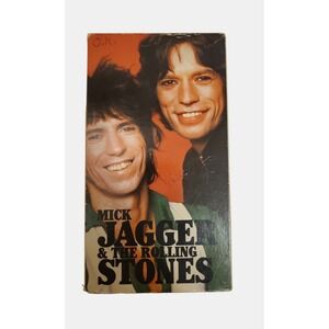 Mick Jagger & the Rolling‎ Stones 1989 VHS Tape Rock & Roll Blues Jazz Good